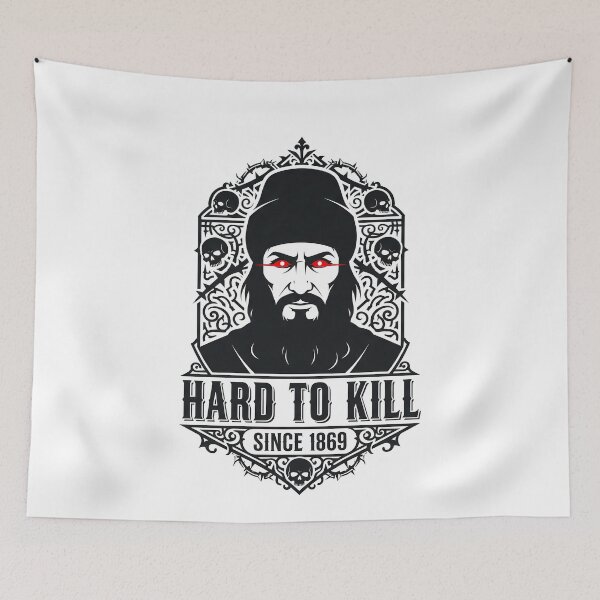 Item preview, Hard to Kill Legend Since 1869 - Rasputin with Glowing Eyes designed and sold by k3rstman1.