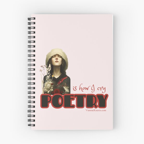 Item preview, Poetry Is How I Cry Red Black designed and sold by Vennie Kocsis.