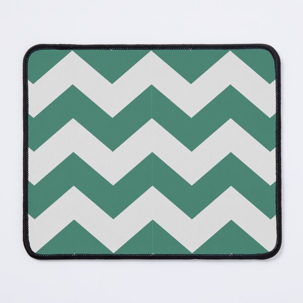 Item preview, Viridian & White Chevrons designed and sold by PSCSCo.