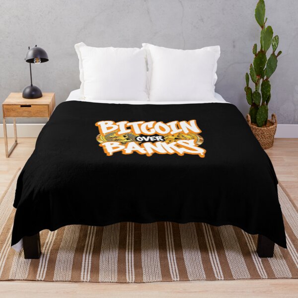 Item preview, Bitcoin Over Banks Graffiti Design designed and sold by RadDeck.