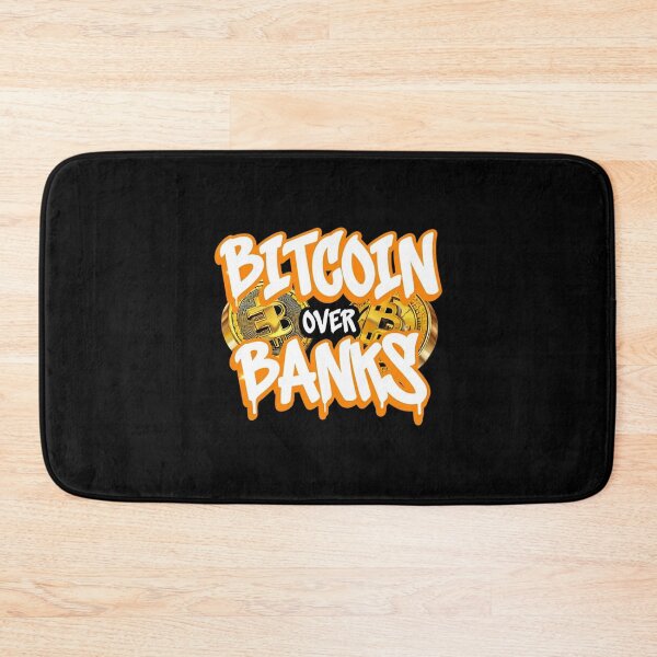 Item preview, Bitcoin Over Banks Graffiti Design designed and sold by RadDeck.