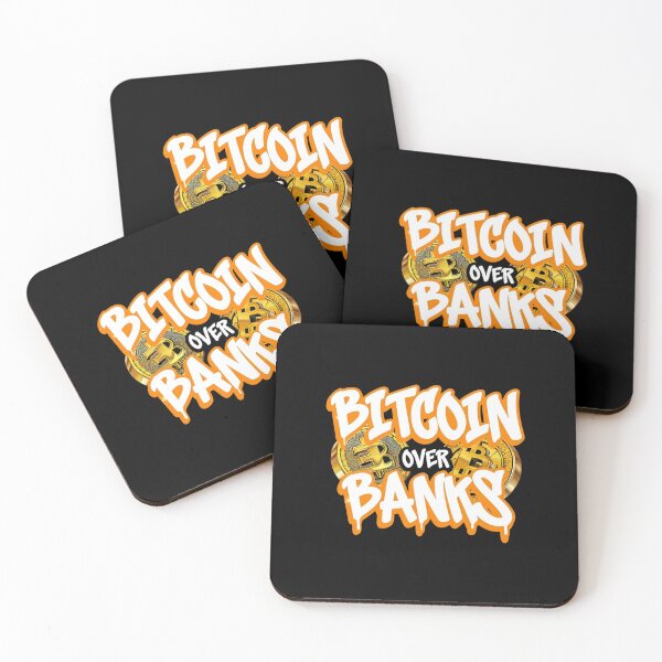 Item preview, Bitcoin Over Banks Graffiti Design designed and sold by RadDeck.