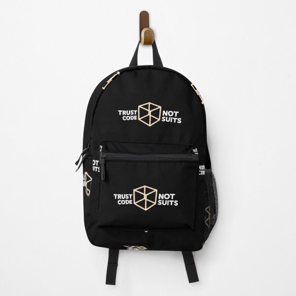 Item preview, Trust Code Not Suits Bitcoin Design designed and sold by RadDeck.