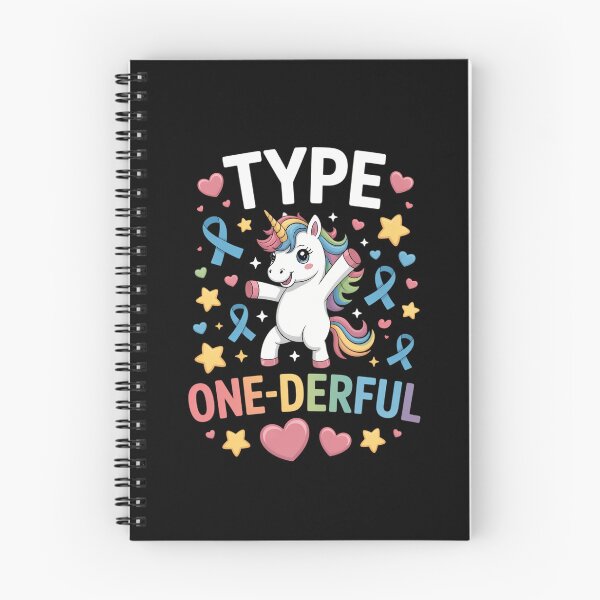 Item preview, Funny Diabetic Type 1 Diabetes T1D Type One-Derful Unicorn designed and sold by savrmiller.