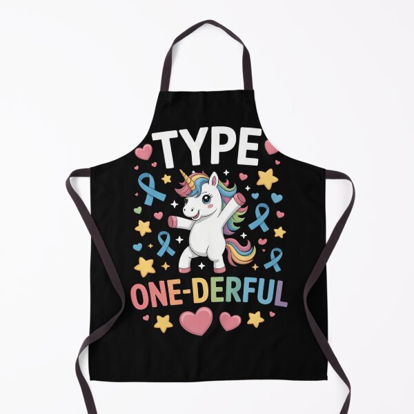 Item preview, Funny Diabetic Type 1 Diabetes T1D Type One-Derful Unicorn designed and sold by savrmiller.