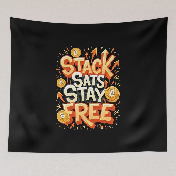 Item preview, Stack Sats Stay Free Graffiti Design designed and sold by RadDeck.
