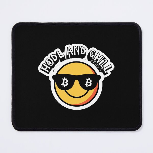 Item preview, Hodl and Chill Bitcoin Graffiti Design designed and sold by RadDeck.