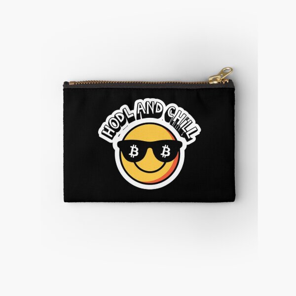 Item preview, Hodl and Chill Bitcoin Graffiti Design designed and sold by RadDeck.