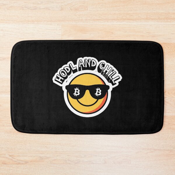 Item preview, Hodl and Chill Bitcoin Graffiti Design designed and sold by RadDeck.