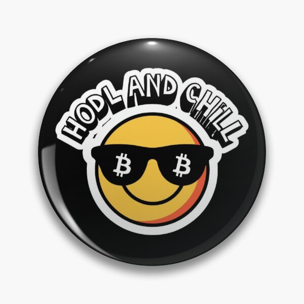 Item preview, Hodl and Chill Bitcoin Graffiti Design designed and sold by RadDeck.