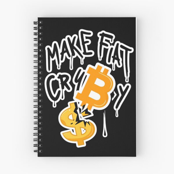 Item preview, Make Fiat Cry Bitcoin Graffiti Design designed and sold by RadDeck.