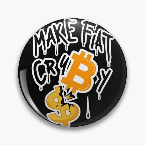 Item preview, Make Fiat Cry Bitcoin Graffiti Design designed and sold by RadDeck.