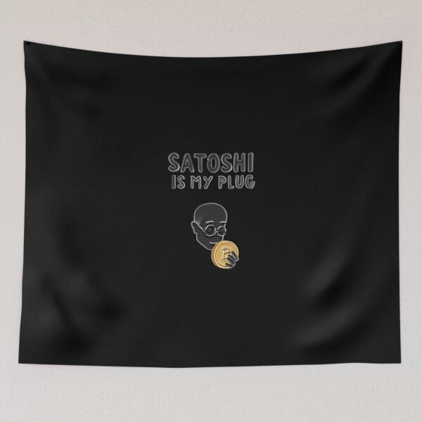 Item preview, Satoshi Is My Plug Graffiti Design designed and sold by RadDeck.