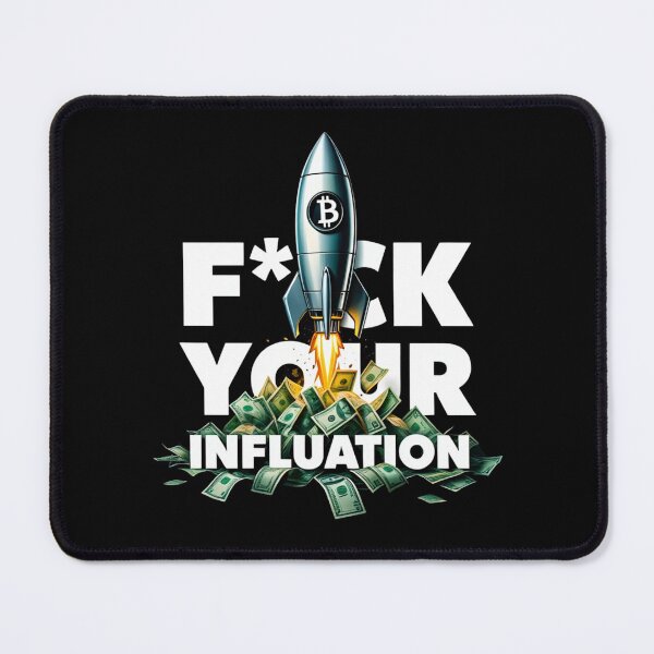 Item preview, Stop Inflation Bitcoin Graffiti Design designed and sold by RadDeck.