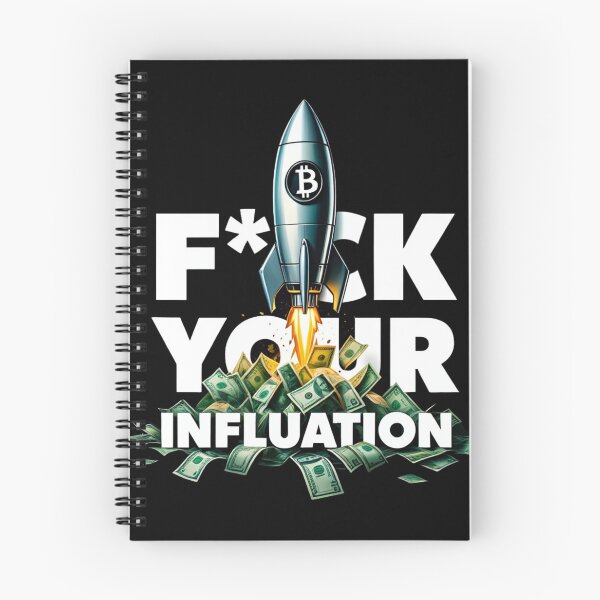Item preview, Stop Inflation Bitcoin Graffiti Design designed and sold by RadDeck.