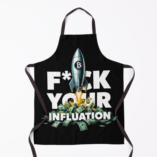 Item preview, Stop Inflation Bitcoin Graffiti Design designed and sold by RadDeck.