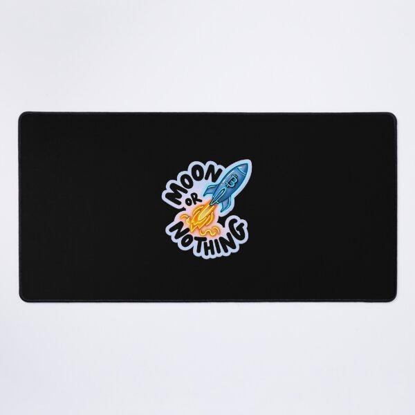 Item preview, Moon or Nothing Bitcoin Graffiti Design designed and sold by RadDeck.