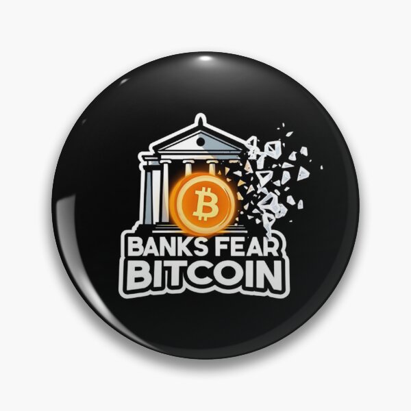 Item preview, Banks Fear Bitcoin Graffiti Design designed and sold by RadDeck.