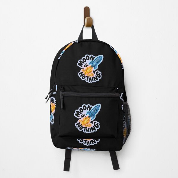Item preview, Moon or Nothing Bitcoin Graffiti Design designed and sold by RadDeck.