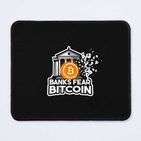 Item preview, Banks Fear Bitcoin Graffiti Design designed and sold by RadDeck.
