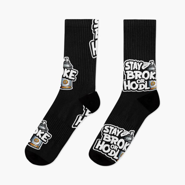 Item preview, Stay Broke or Hodl Bitcoin Design designed and sold by RadDeck.