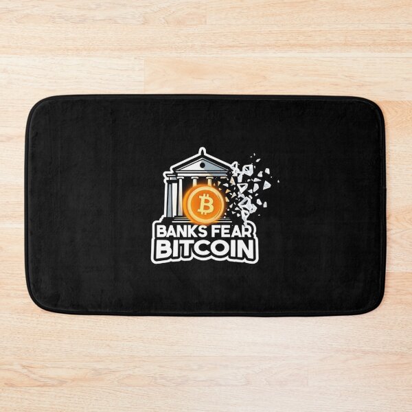 Item preview, Banks Fear Bitcoin Graffiti Design designed and sold by RadDeck.