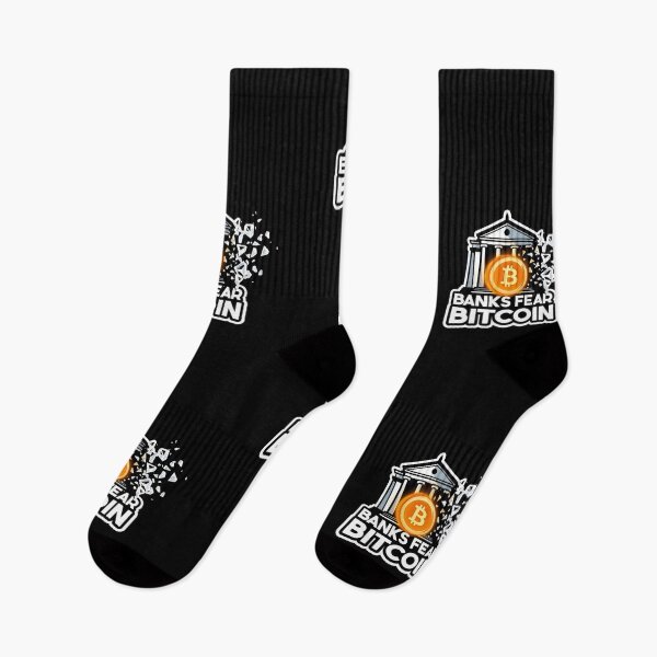 Item preview, Banks Fear Bitcoin Graffiti Design designed and sold by RadDeck.