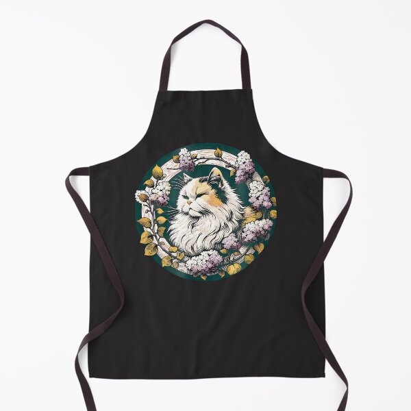 Item preview, Calico-Persian-Cat-And-Lilacs-Lilac-Bush designed and sold by carleoiabl.