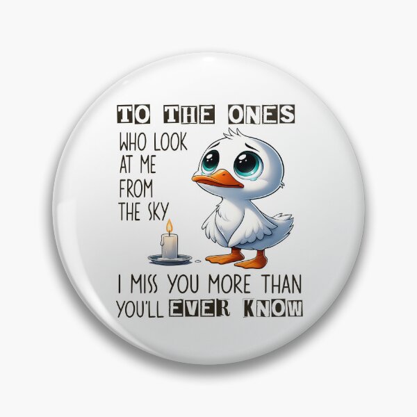 Item preview, Memorial Duck To The Ones Who Look At Me From The Sky designed and sold by caniasphelim6.