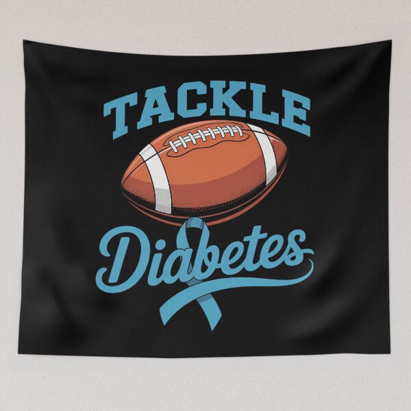 Item preview, T1D Warrior Diabetes Awareness Tackle Diabetes designed and sold by savrmiller.