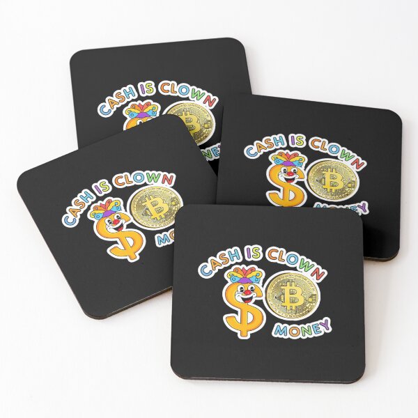 Item preview, Cash Is Clown Money Bitcoin Design designed and sold by RadDeck.
