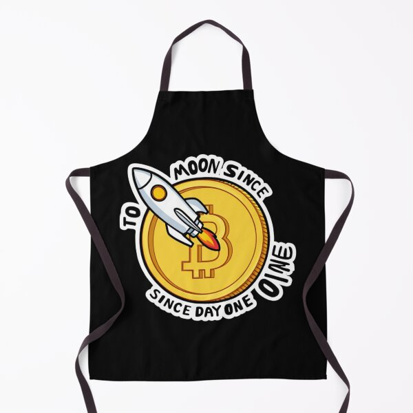 Item preview, To The Moon Since Day One Bitcoin Design designed and sold by RadDeck.