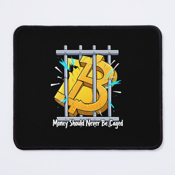 Item preview, Money Should Never Be Caged Bitcoin Graffiti Design designed and sold by RadDeck.