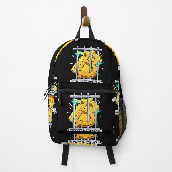 Item preview, Money Should Never Be Caged Bitcoin Graffiti Design designed and sold by RadDeck.