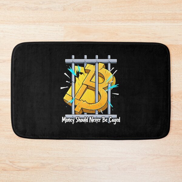 Item preview, Money Should Never Be Caged Bitcoin Graffiti Design designed and sold by RadDeck.