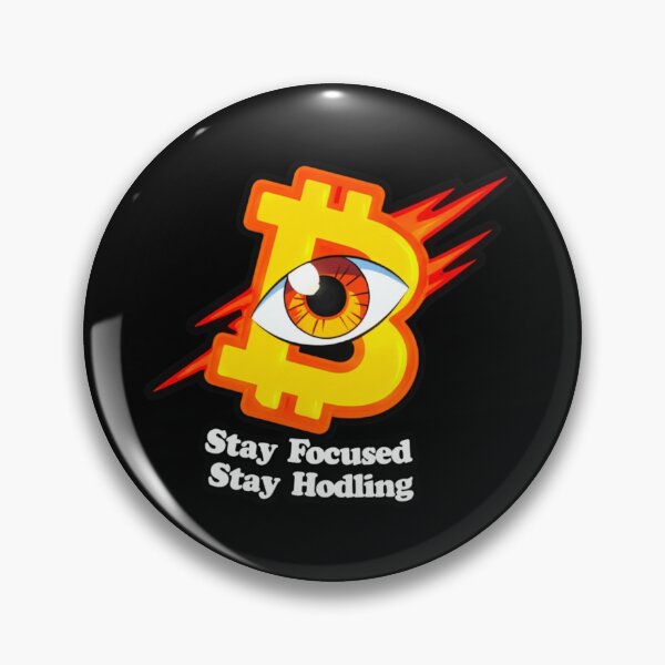 Item preview, Stay Focused Stay Hodling Bitcoin Graffiti Design designed and sold by RadDeck.