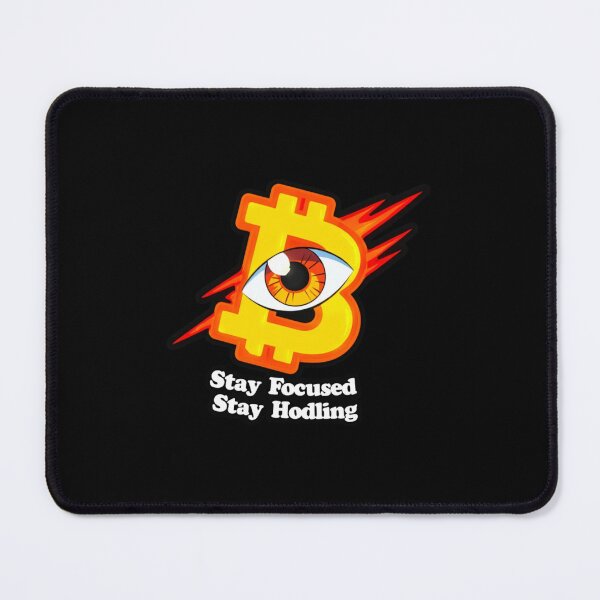 Item preview, Stay Focused Stay Hodling Bitcoin Graffiti Design designed and sold by RadDeck.