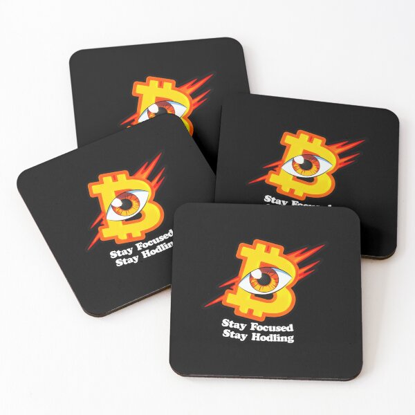 Item preview, Stay Focused Stay Hodling Bitcoin Graffiti Design designed and sold by RadDeck.