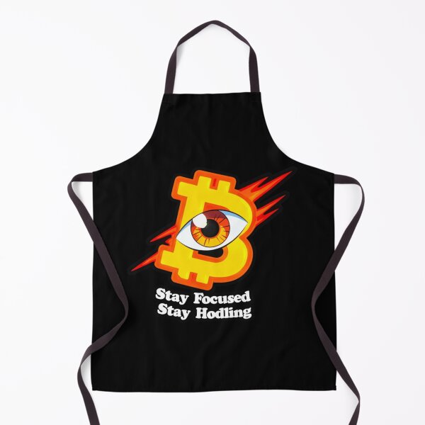 Item preview, Stay Focused Stay Hodling Bitcoin Graffiti Design designed and sold by RadDeck.