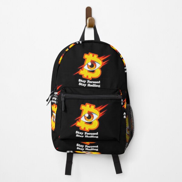 Item preview, Stay Focused Stay Hodling Bitcoin Graffiti Design designed and sold by RadDeck.