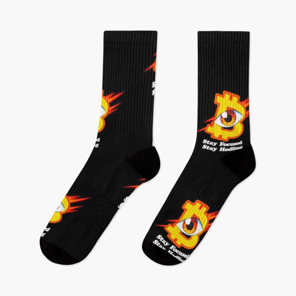 Item preview, Stay Focused Stay Hodling Bitcoin Graffiti Design designed and sold by RadDeck.