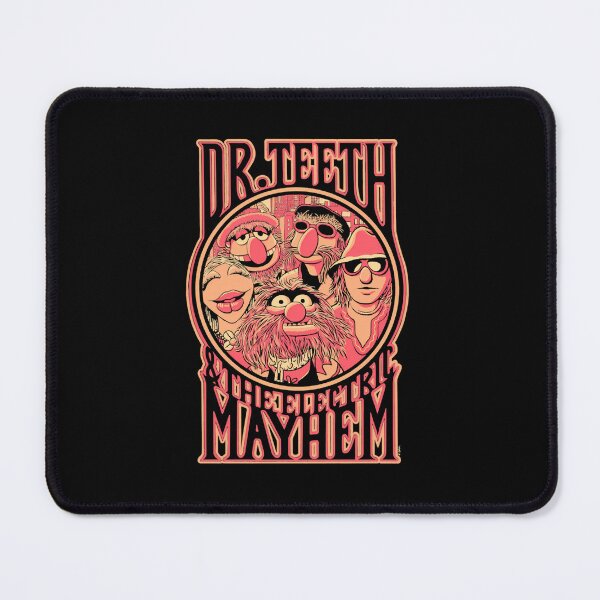 Item preview, D.r.Te.eth a.n.d t.h.e El.e.ctric Ma..yhem Retro Psychedelic Ar designed and sold by BRIAHOFFMAN.