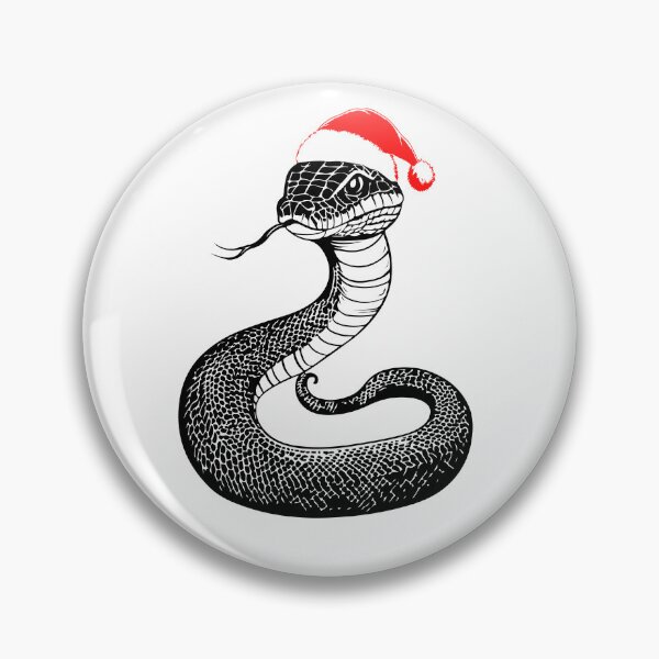 Artikelvorschau, Festliche Python mit Weihnachtsmütze entworfen und verkauft von JollyCritters.