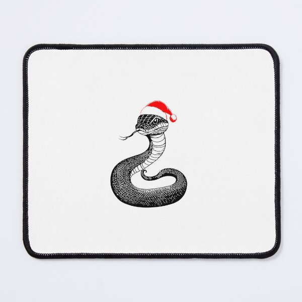 Item preview, Festive Python in Santa Hat designed and sold by JollyCritters.