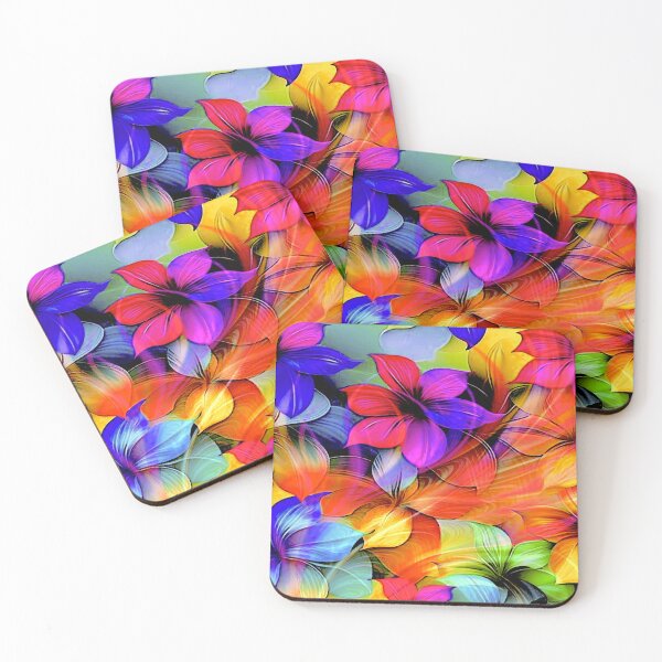 Item preview, Colorful Flowers designed and sold by ViaARTfactory.
