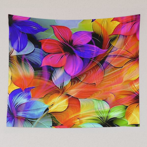 Item preview, Colorful Flowers designed and sold by ViaARTfactory.