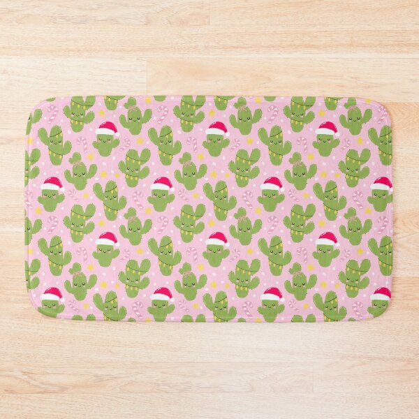 Item preview, Christmas cactus Santa Seamless Pattern  designed and sold by Sunnyneststudio.