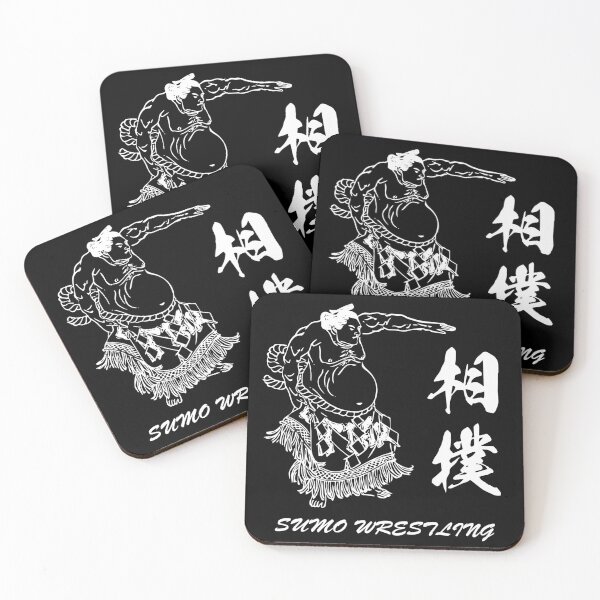 Item preview, Sumo Wrestling Sports Ukiyo-e Art Japanese Kanji Fun Novelty Souvenir designed and sold by takoyaki-design.