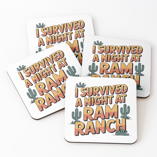 Item preview, I Survived a Night at Ram Ranch, Ram Ranch Really Rocks designed and sold by graphic-genie.