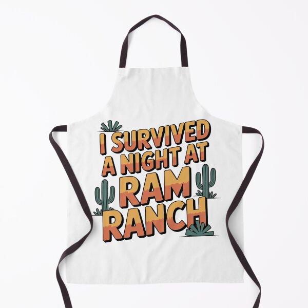 Item preview, I Survived a Night at Ram Ranch, Ram Ranch Really Rocks designed and sold by graphic-genie.
